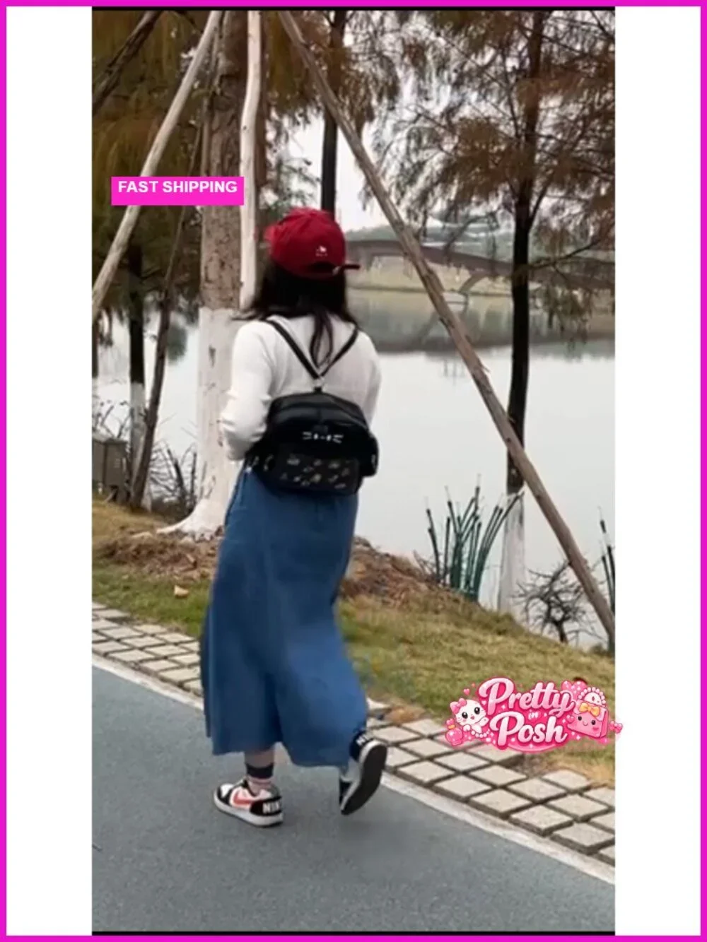 Kawaii Cat Ita Backpack with Insert Board for Pin Display Concert Anime